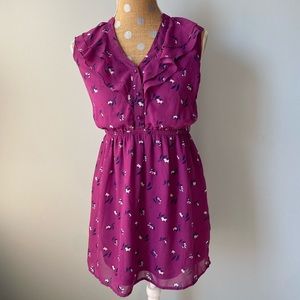 Forever 21 Purple Floral Dress